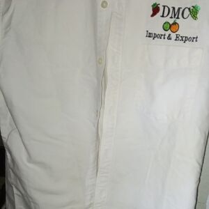 American Eagle Outfitters White Casual Button Down Shirt